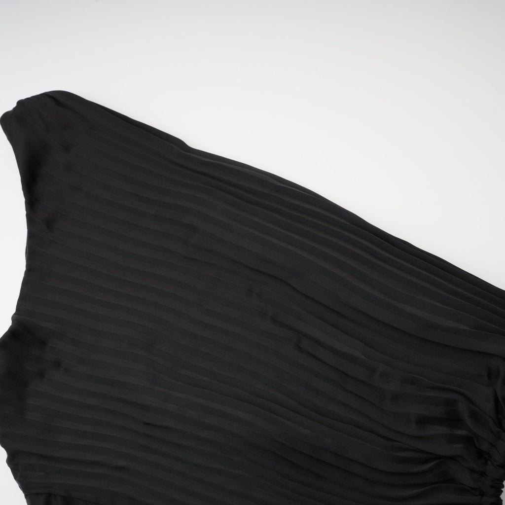 Sandrine asimetrik maksi elbise