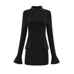 Gaëlle süsleme mini elbise