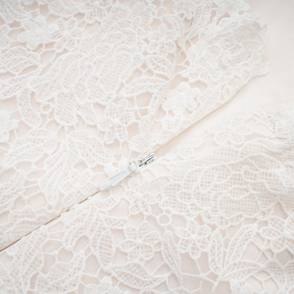 Cyrielle dantel mini elbise