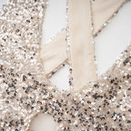 Raphaëlle dekolteli maksi elbise