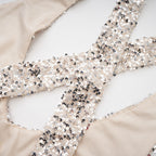 Raphaëlle dekolteli maksi elbise