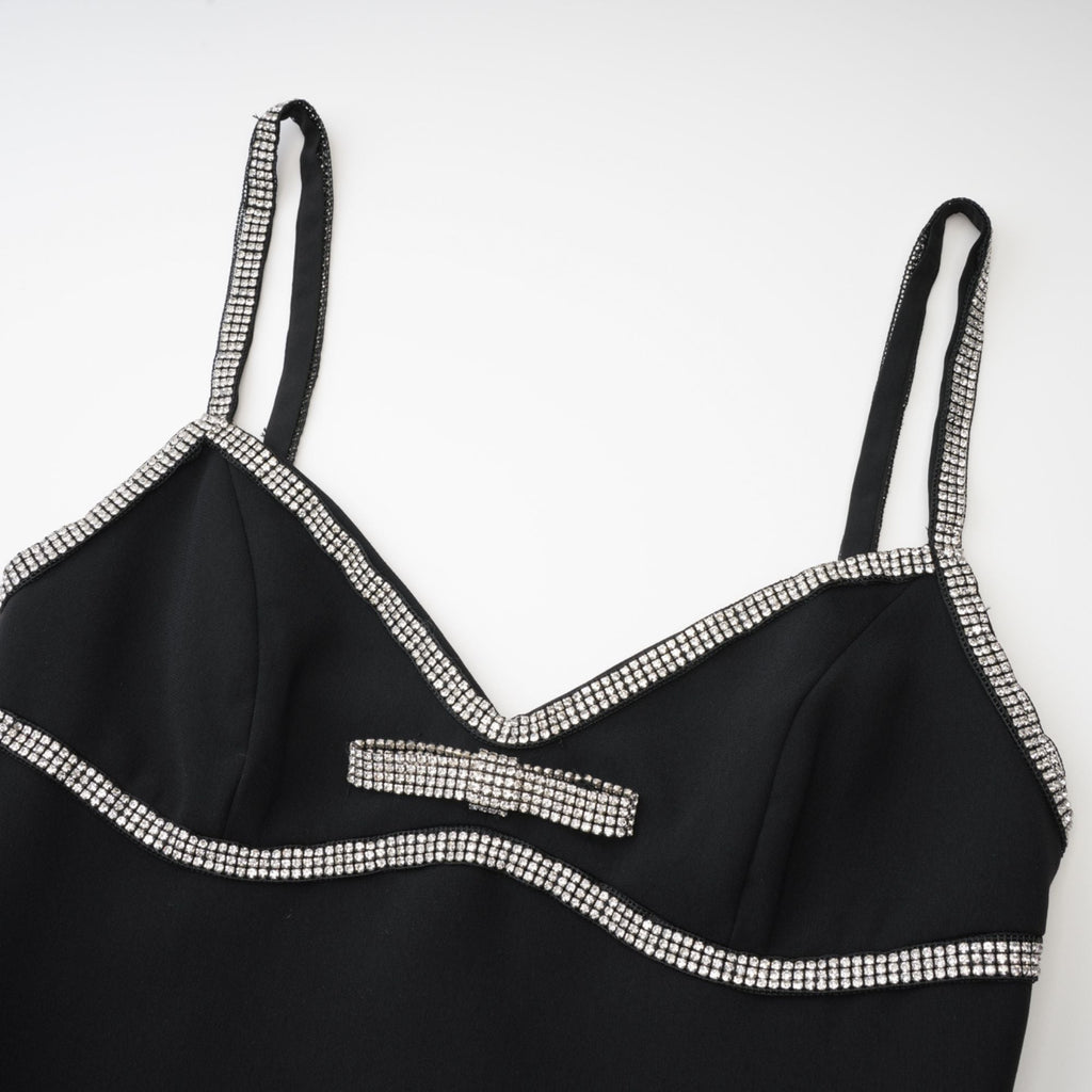 Clémence kuş mini elbise