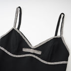 Clémence kuş mini elbise