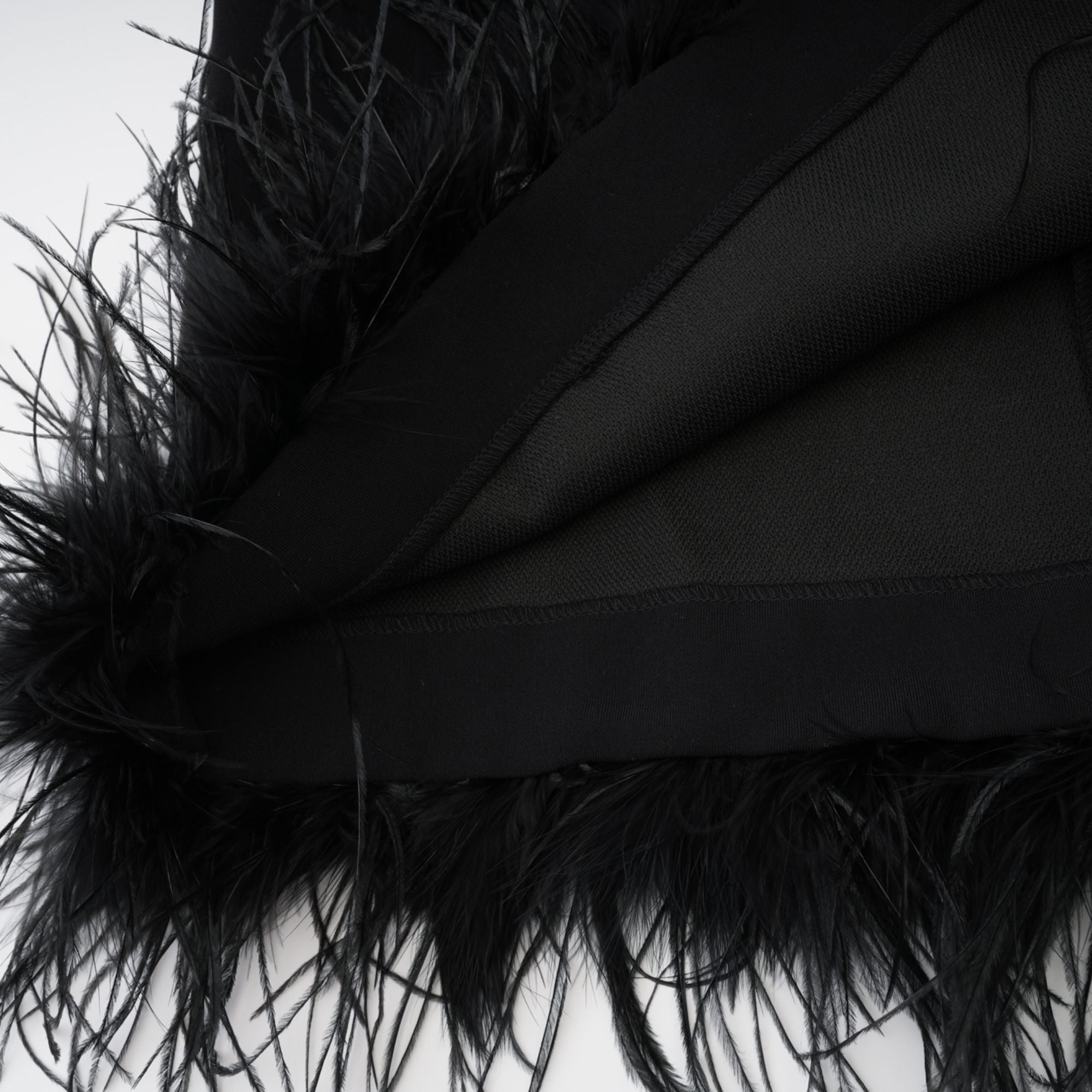 Clémence kuş mini elbise