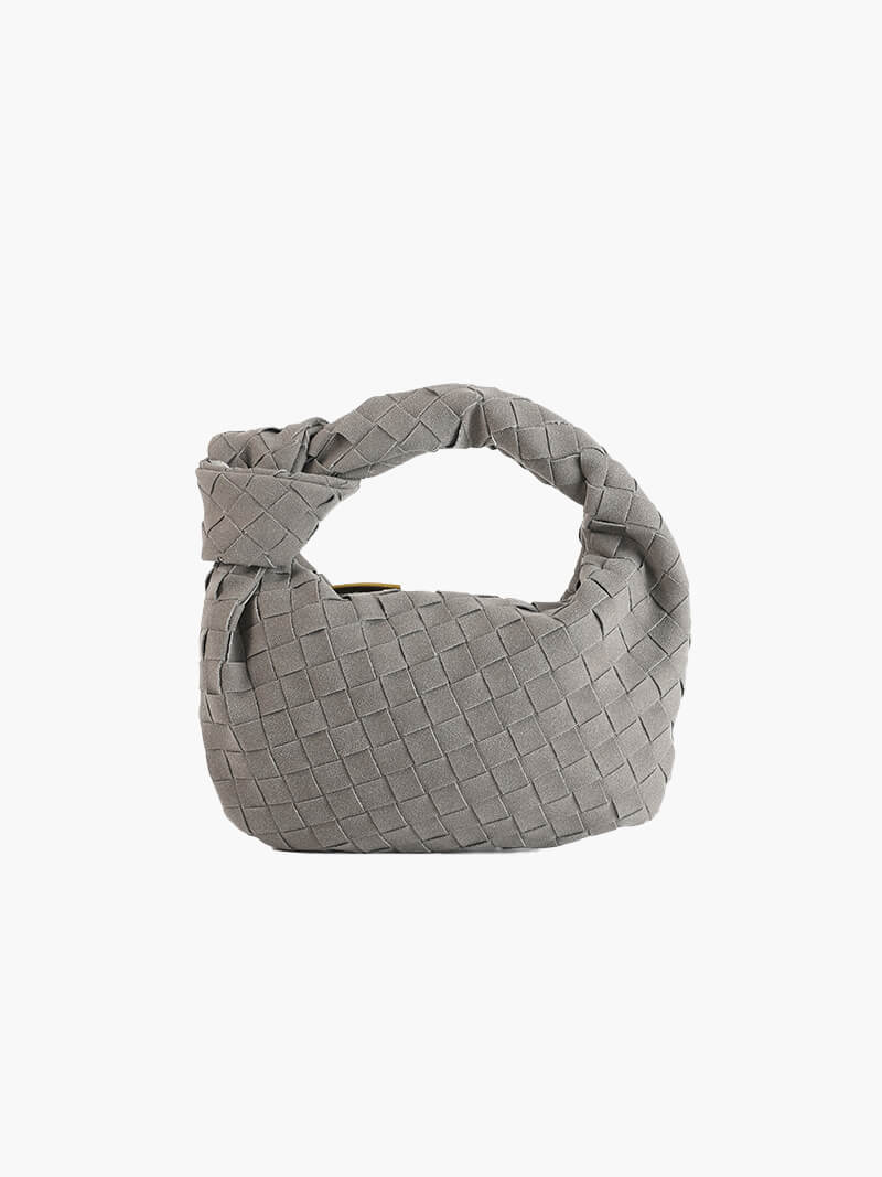 Woven Mini Premium Süet Çanta