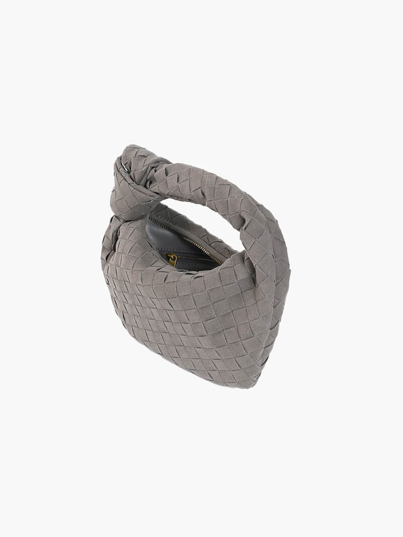 Woven Mini Premium Süet Çanta