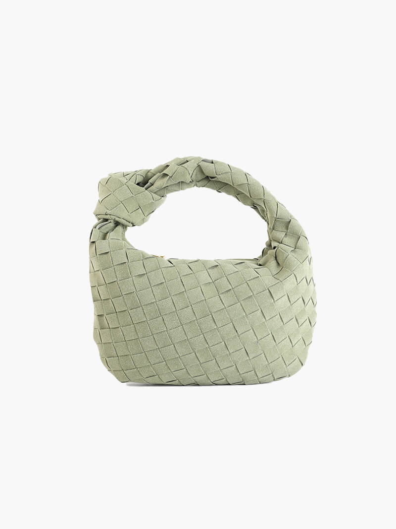 Woven Mini Premium Süet Çanta