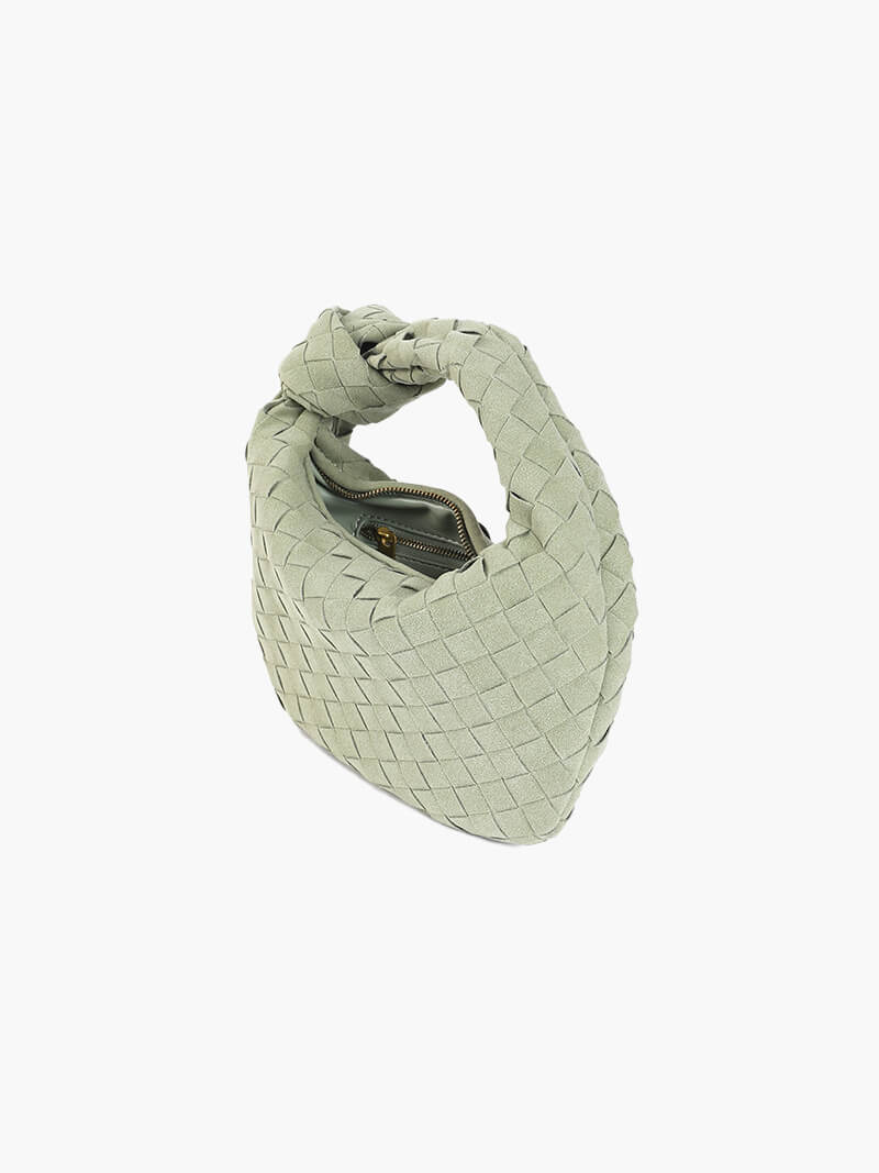 Woven Mini Premium Süet Çanta