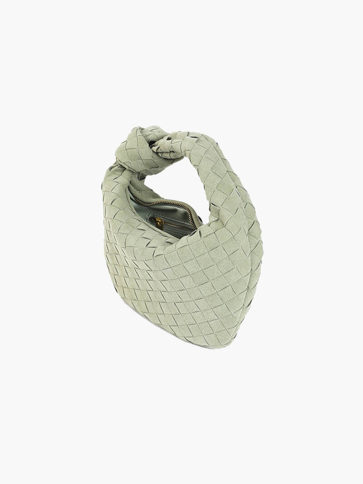 Woven Mini Premium Süet Çanta