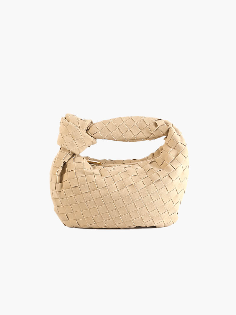 Woven Mini Premium Süet Çanta