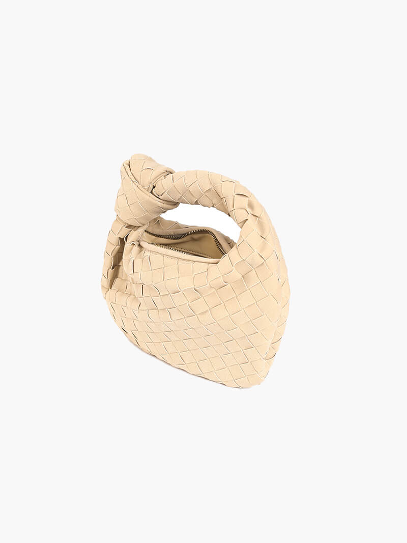 Woven Mini Premium Süet Çanta