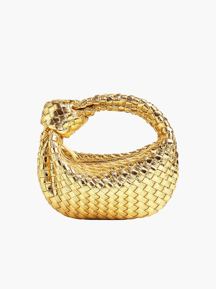 Woven Mini Boy Vegan Deri Çanta