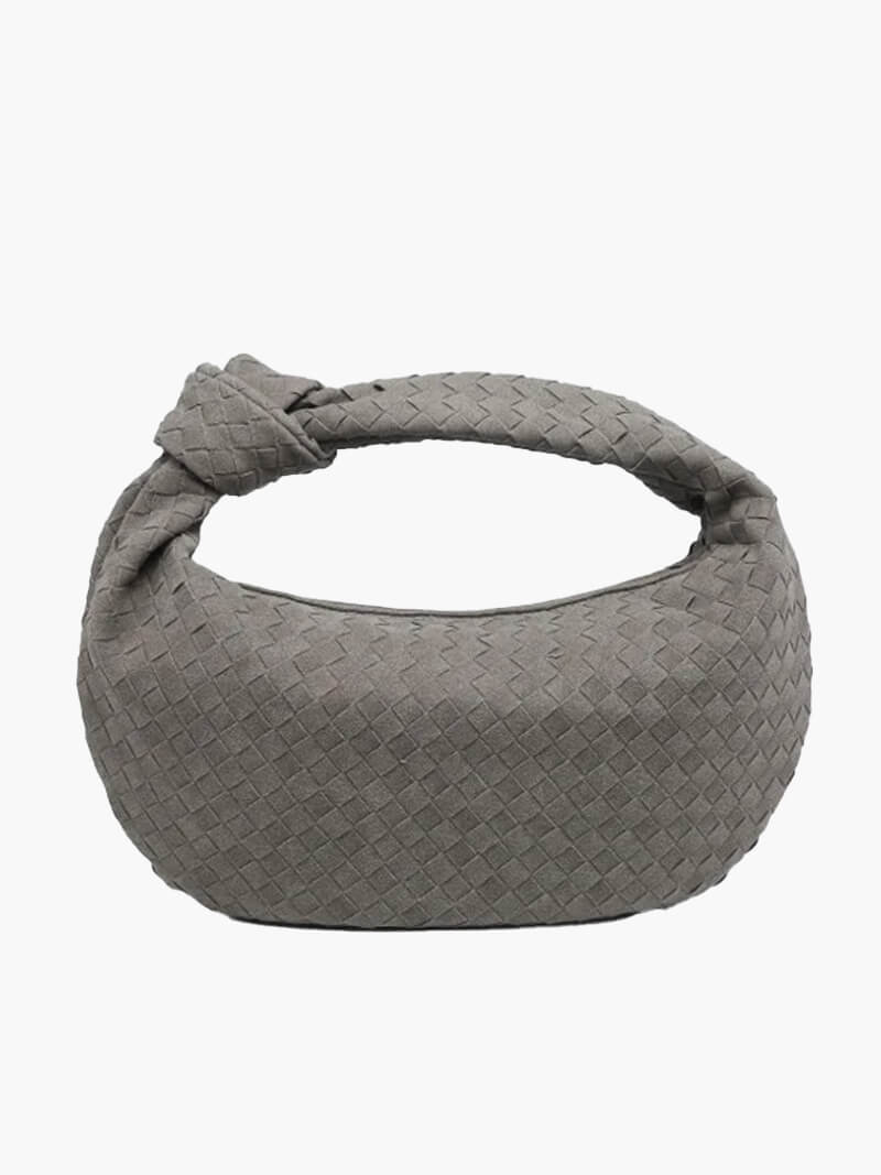 Woven Orta Boy Premium Süet Çanta