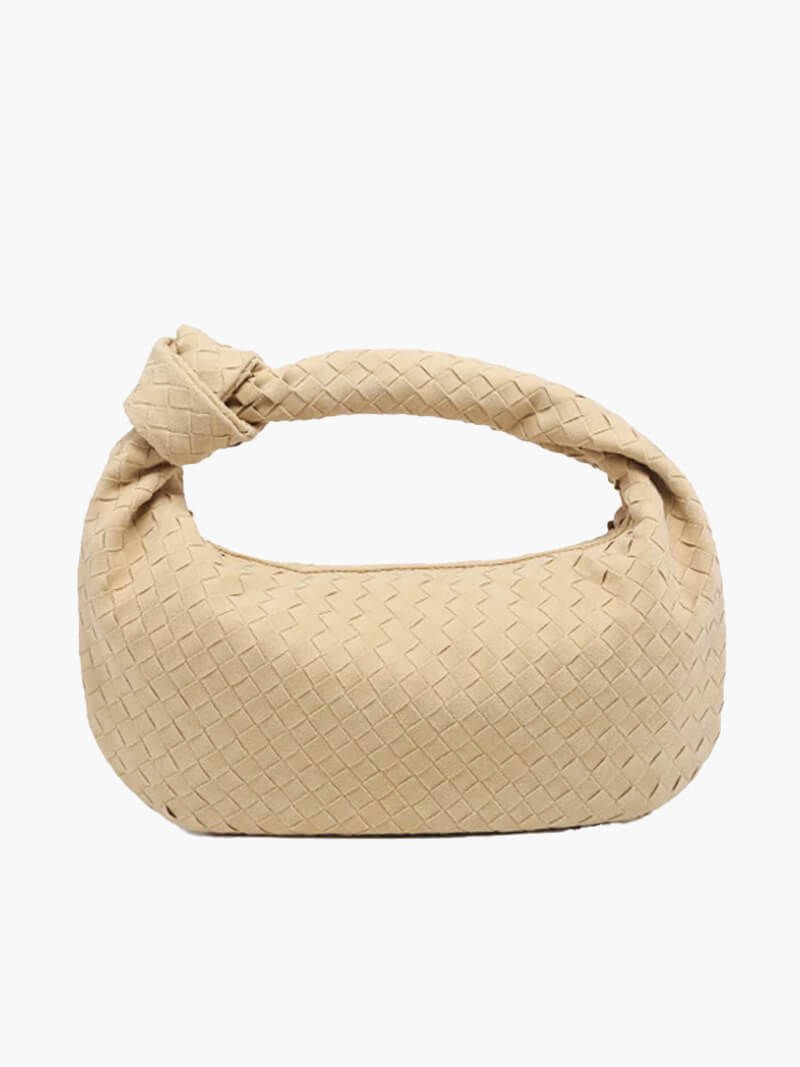 Woven Orta Boy Premium Süet Çanta