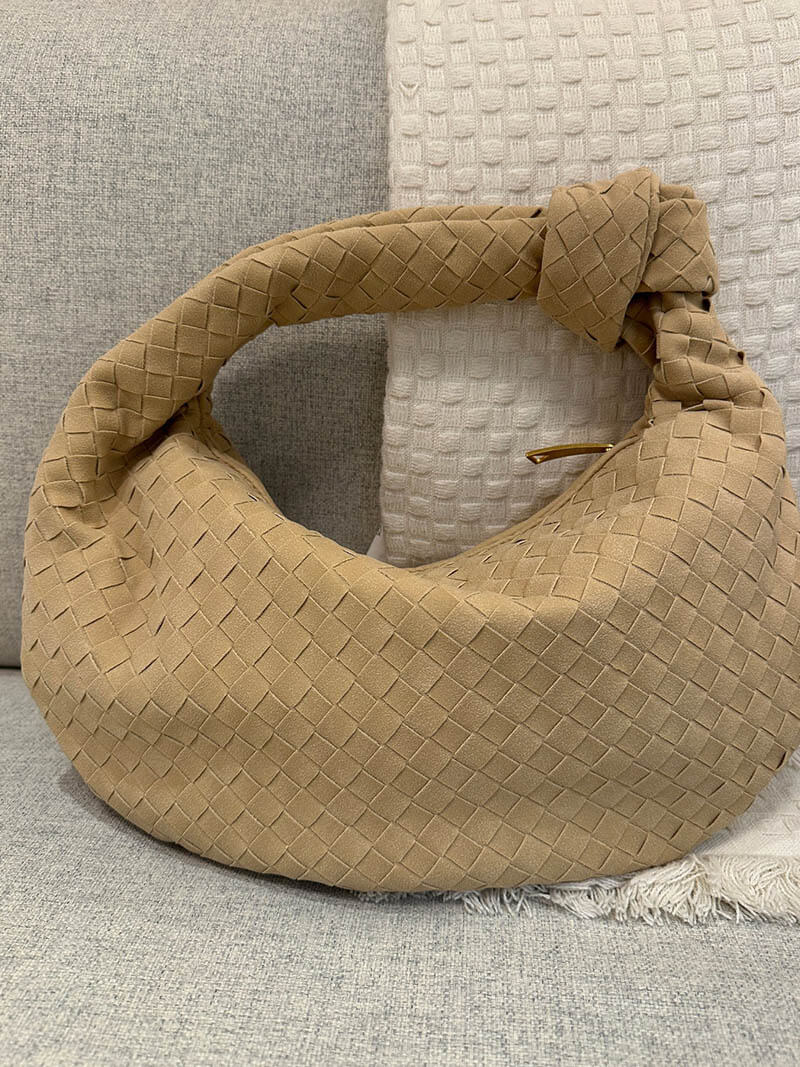 Woven Orta Boy Premium Süet Çanta