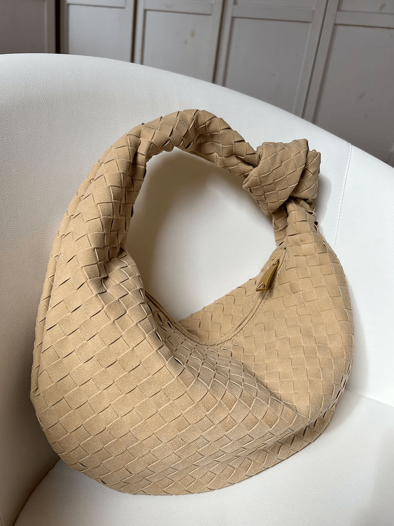Woven Orta Boy Premium Süet Çanta