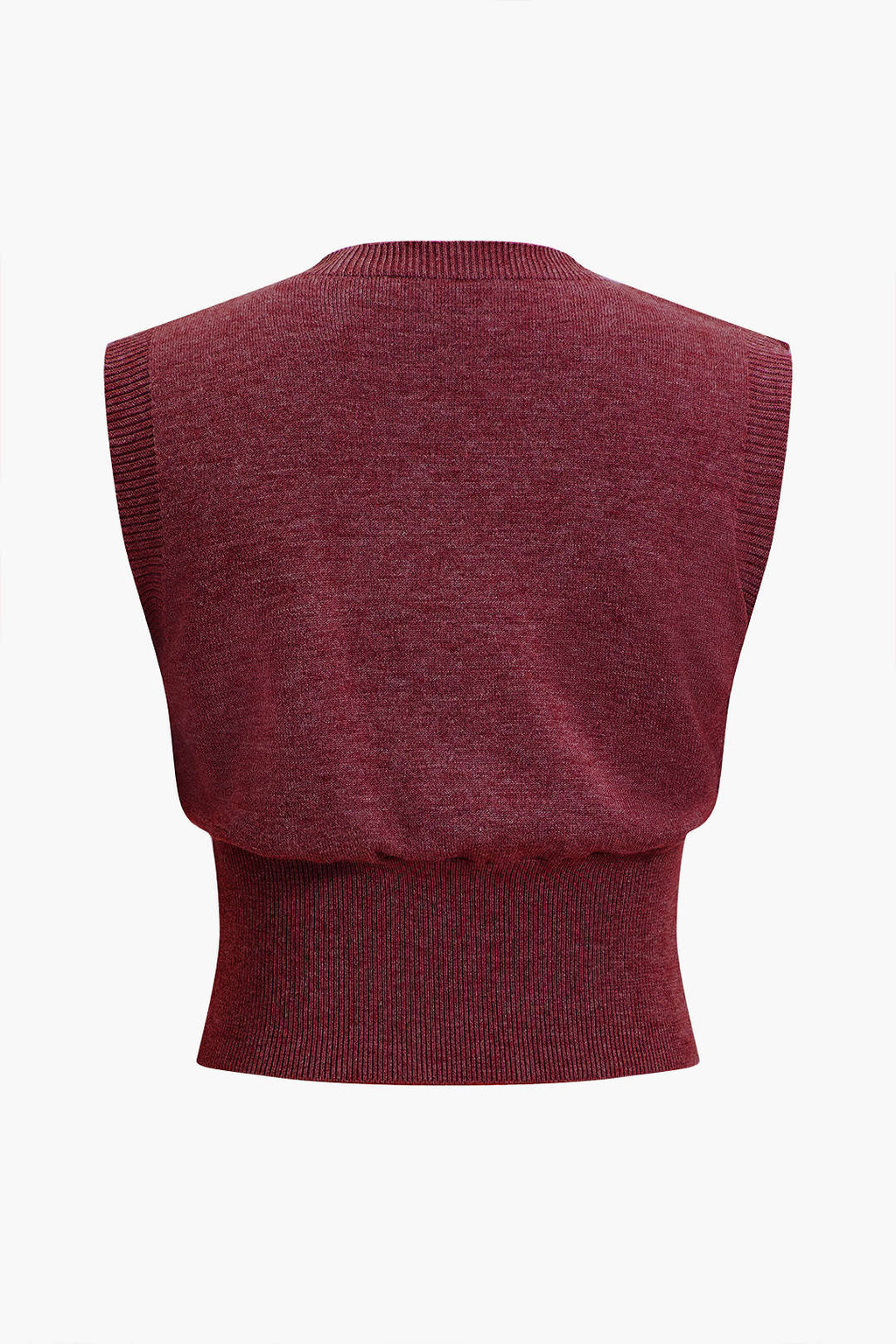 Düğmeli Kazak Tank Top