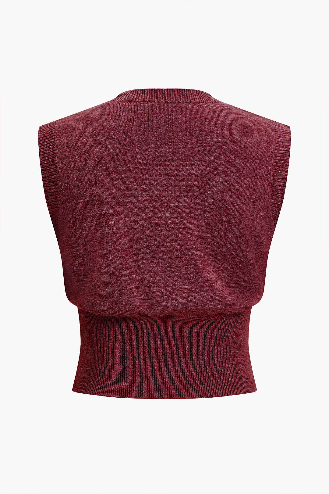 Düğmeli Kazak Tank Top