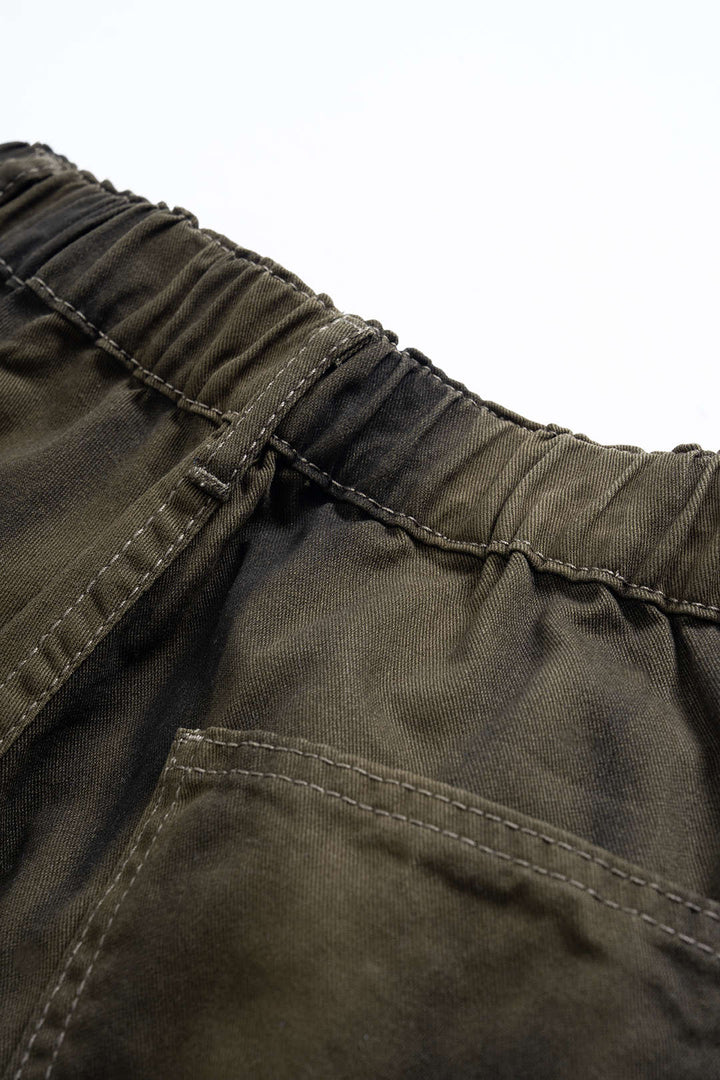 Denim Yüksek Bel Şort