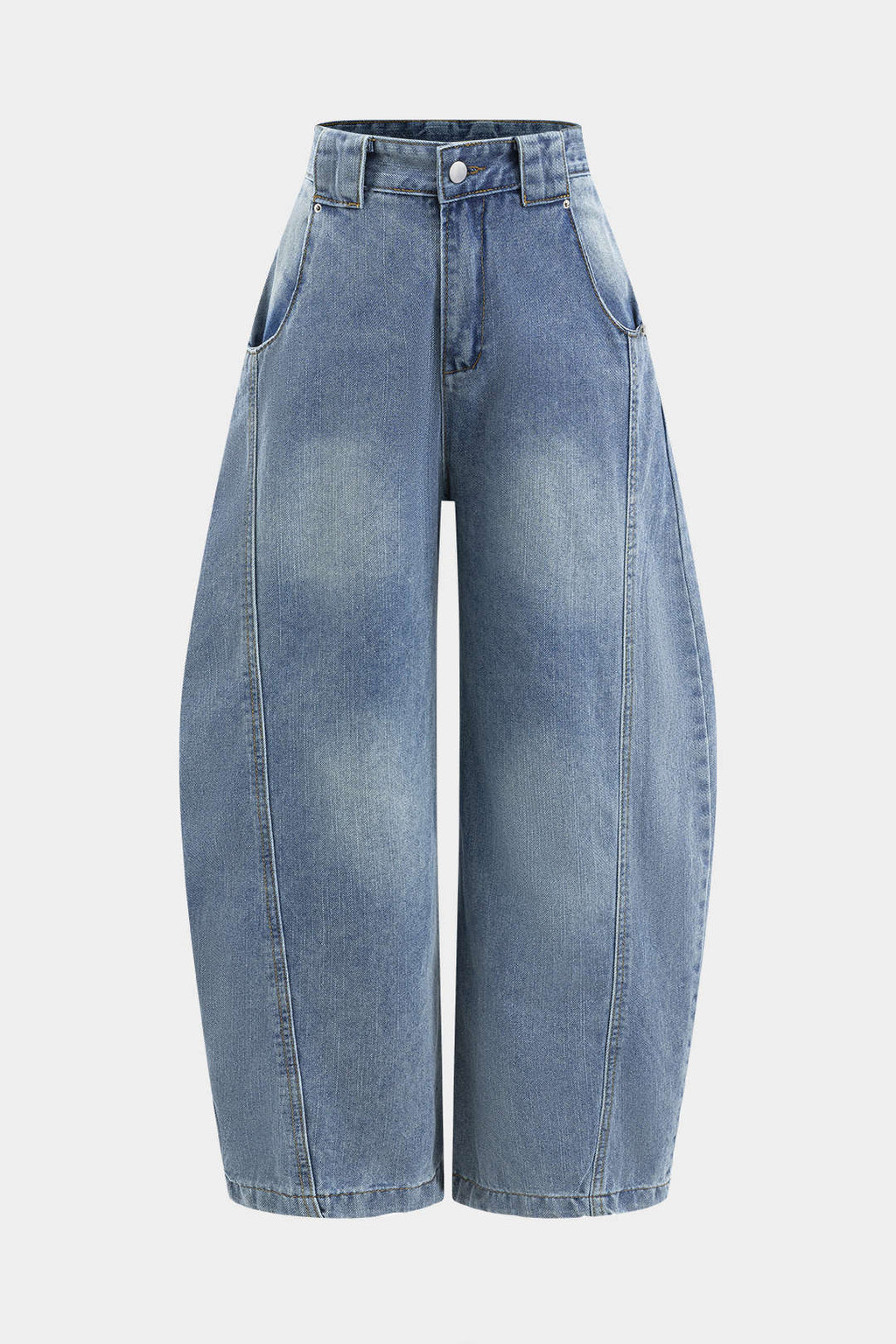 Denim Barrel Kot
