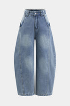 Denim Barrel Kot