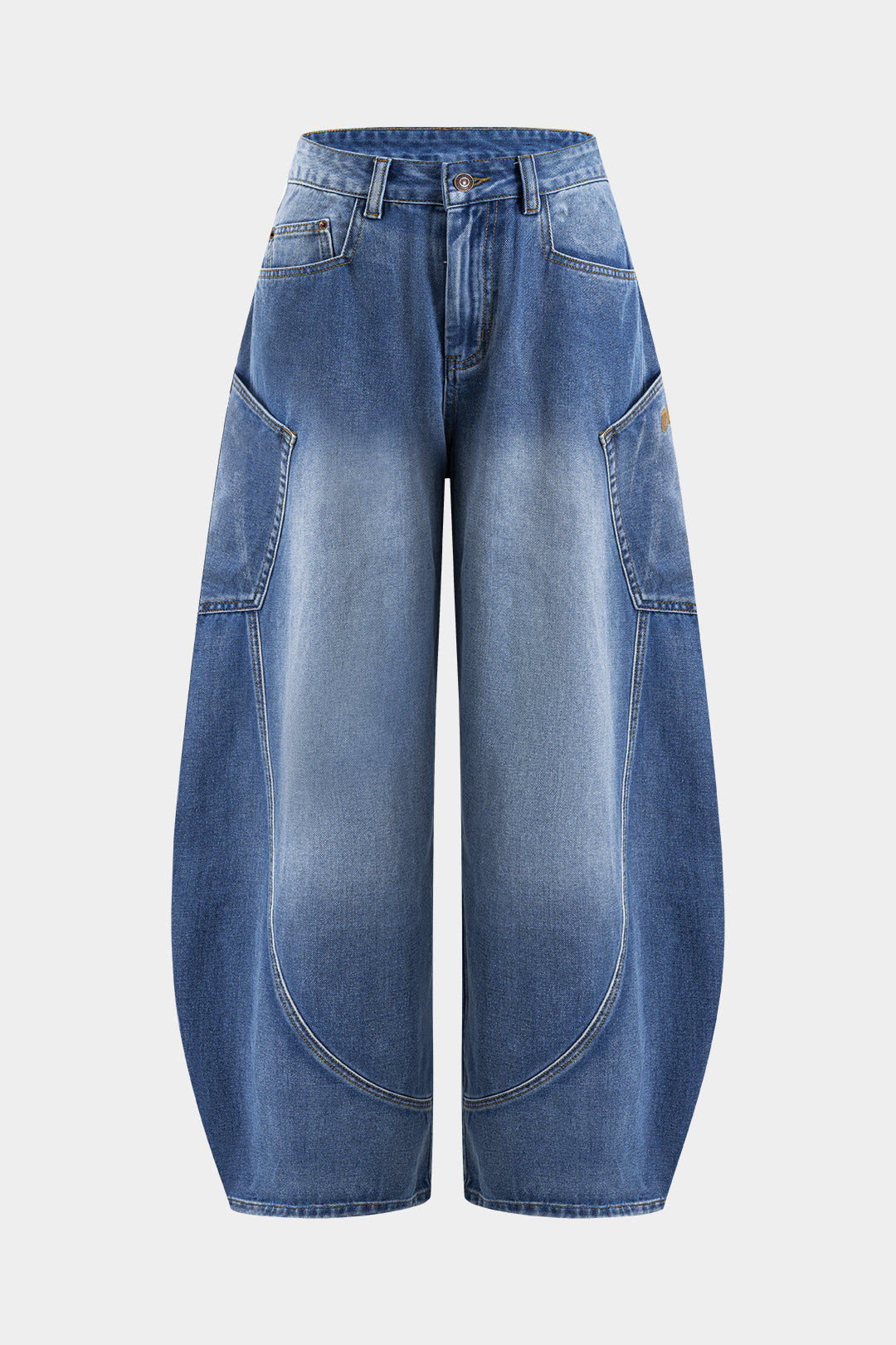 Denim Barrel Kot