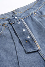 denim Cepli Şort