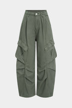 Kargo Cepli Denim Barrel Kot