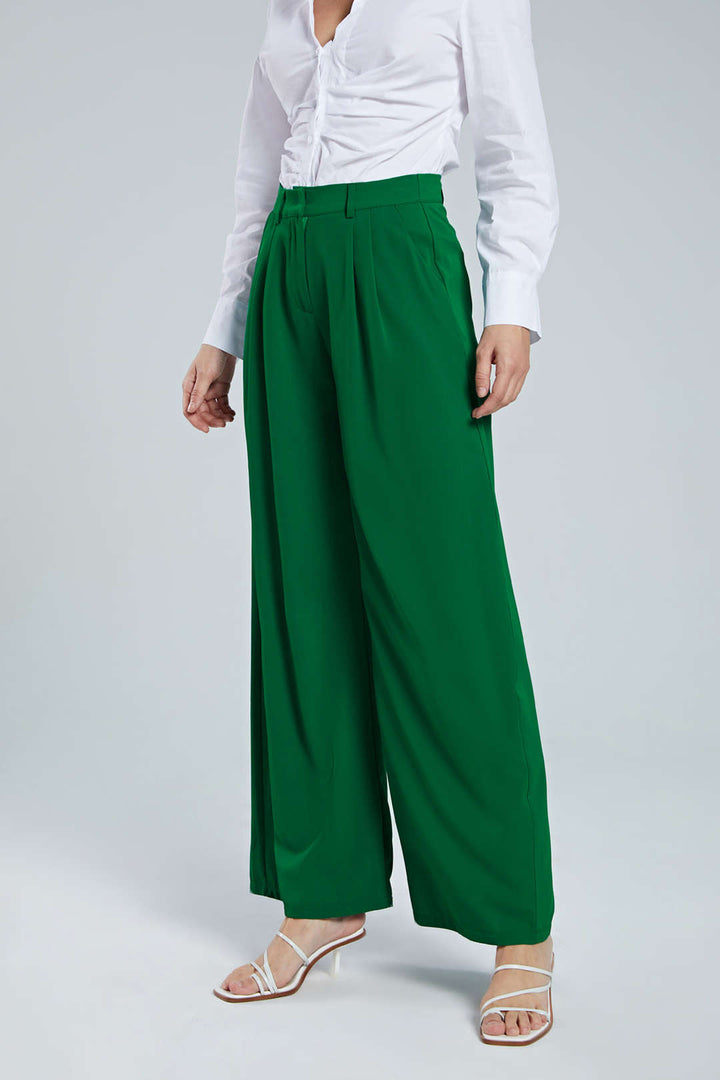 Verde Geniş Paça Takım Pantolon