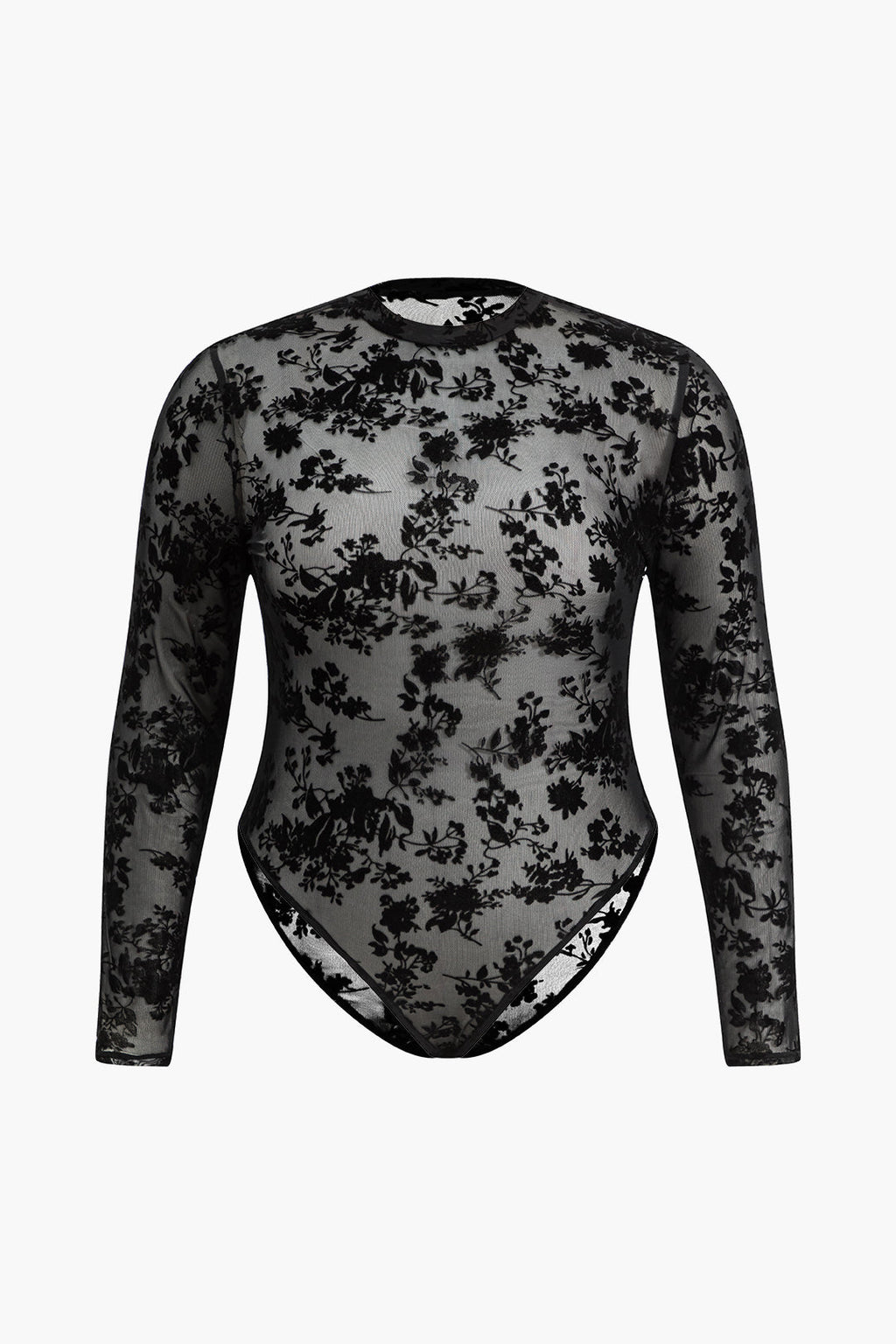 Shapewear  Büyük Beden Çiçekli Bodysuit