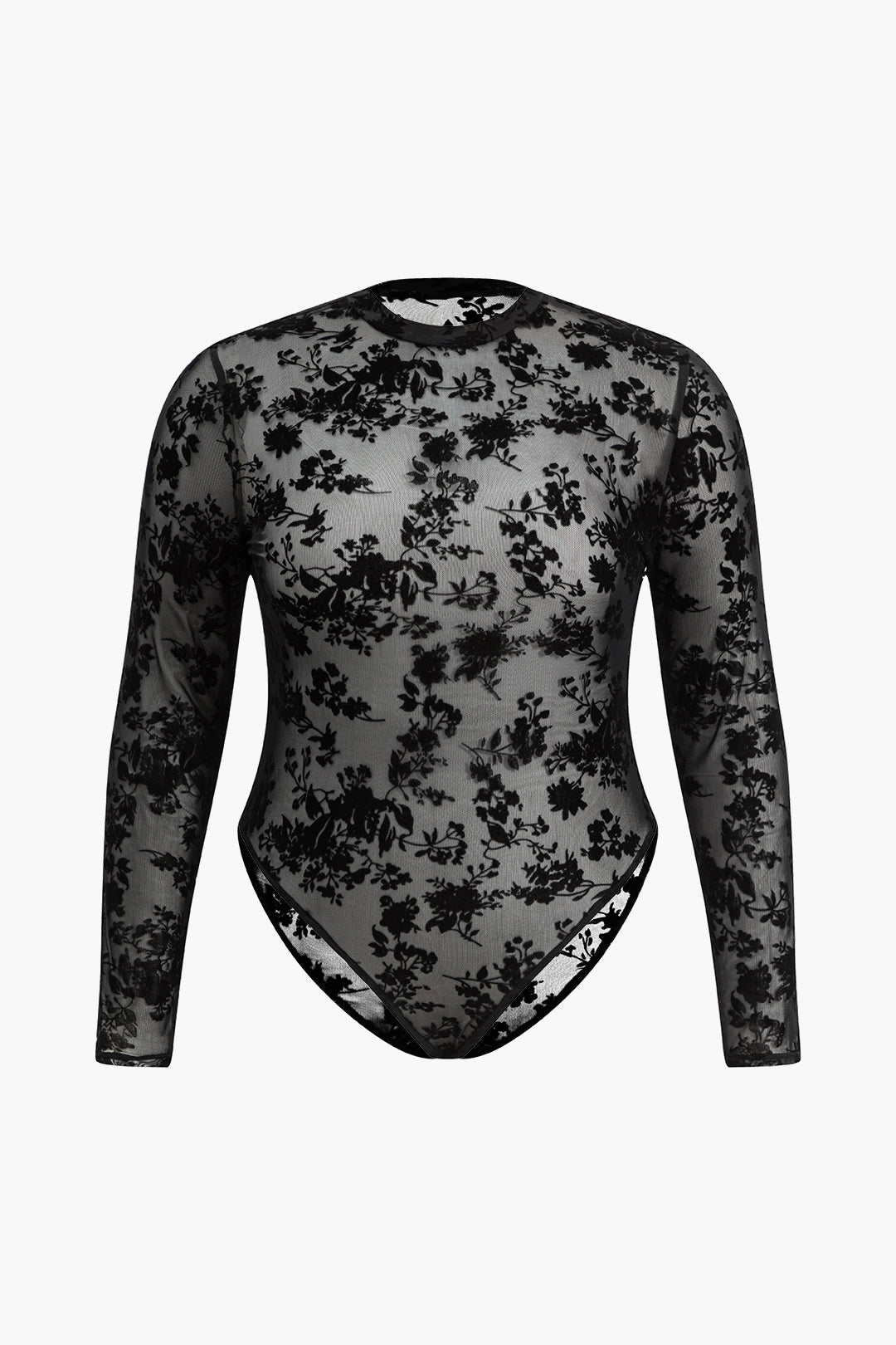 Shapewear  Büyük Beden Çiçekli Bodysuit