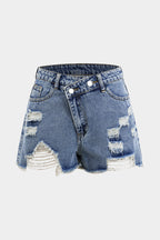 Denim Cepli Şort