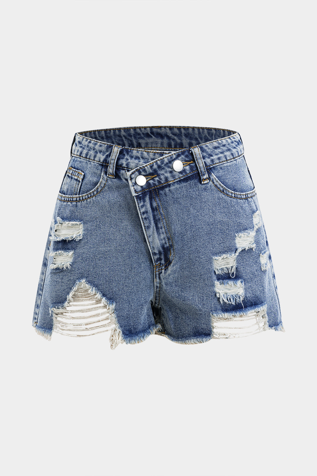 Denim Cepli Şort