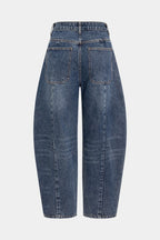 Denim Barrel Kot