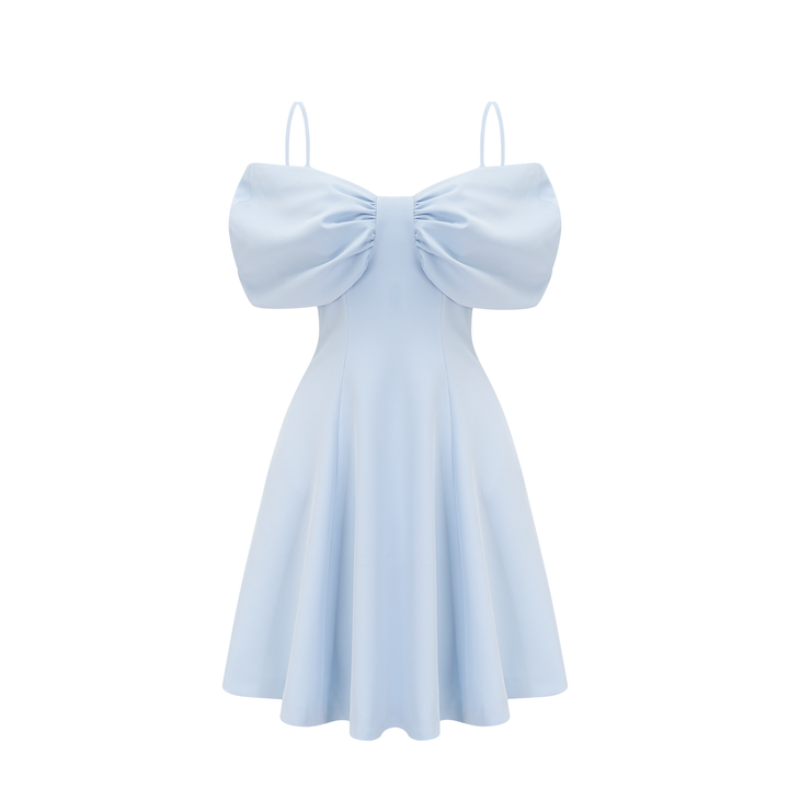 Valerie ilmekli kloş mini elbise