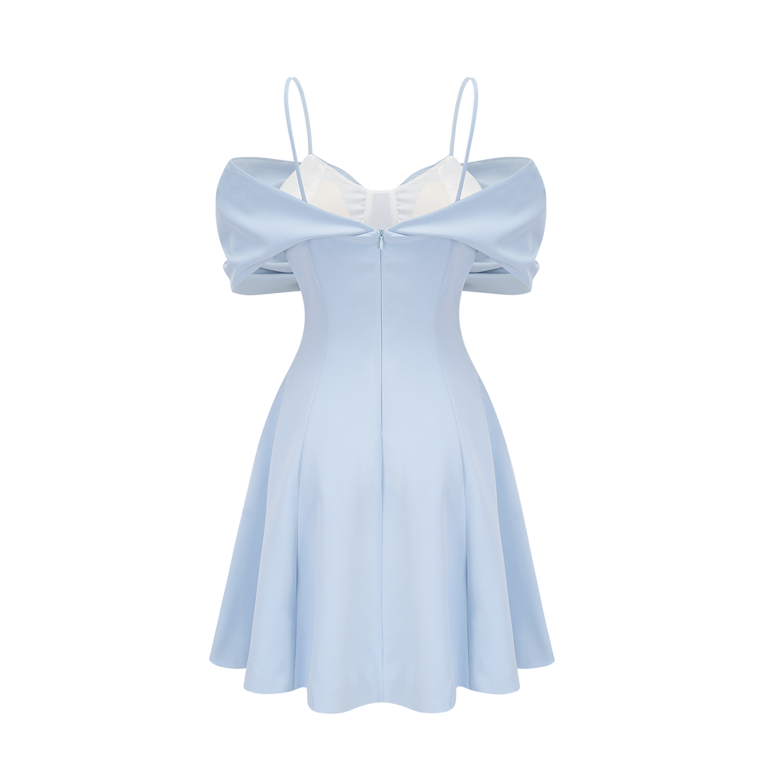 Valerie ilmekli kloş mini elbise