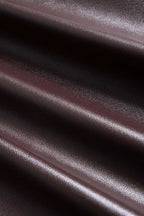 Suni deri barrel pantolon