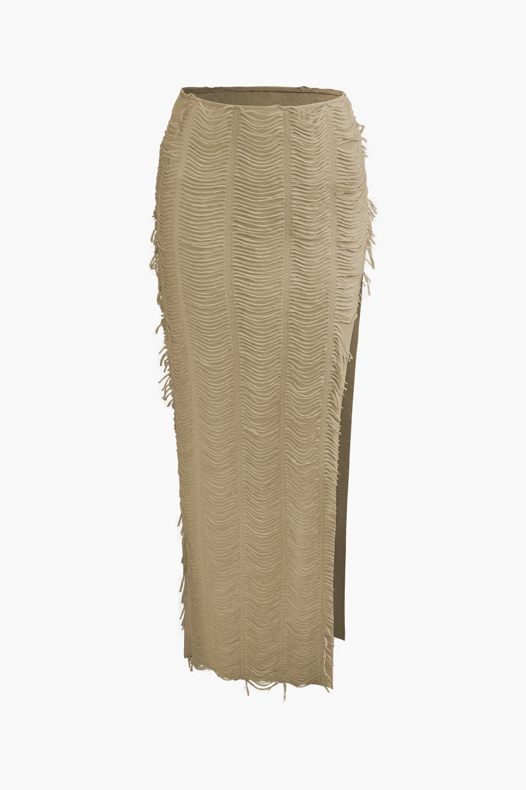 Rave Crop Top ve Yırtmaçlı Etek Takım