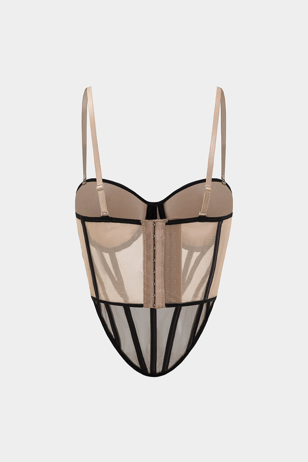 Patchwork Korseli Mesh