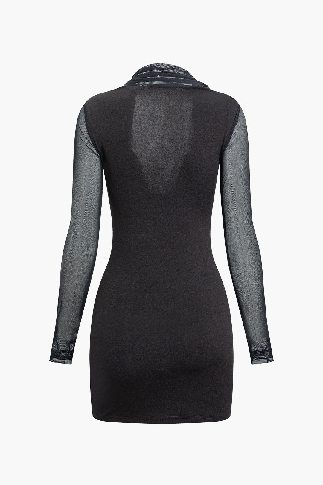 Patchwork File Dantelli V Yaka Mini Elbise