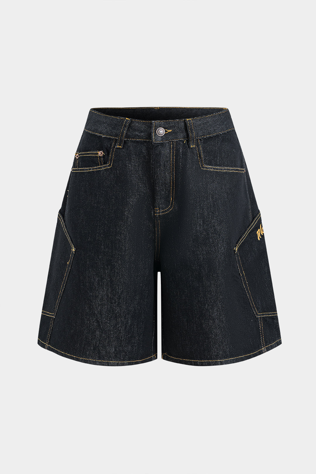 Denim Cepli Şort