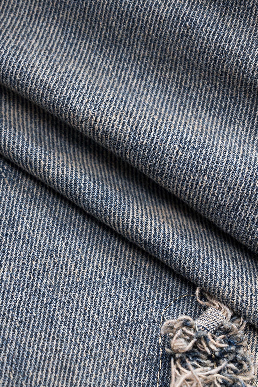 Harf Nakışlı Yıkamalı Denim Düğmeli Cep Jean