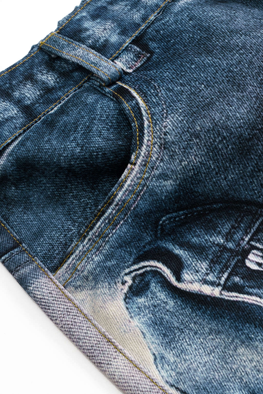 Baskılı Cepli Şort