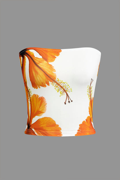 Lily Desenli Straplez top