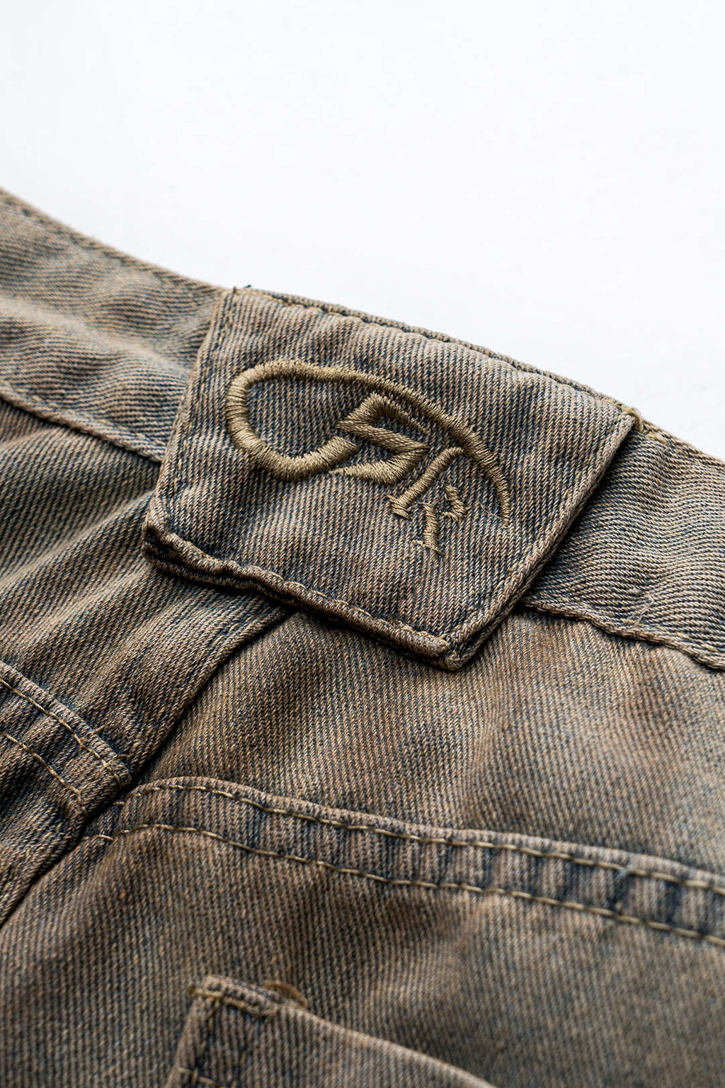 Eskitilmiş Denim Barrel Kot