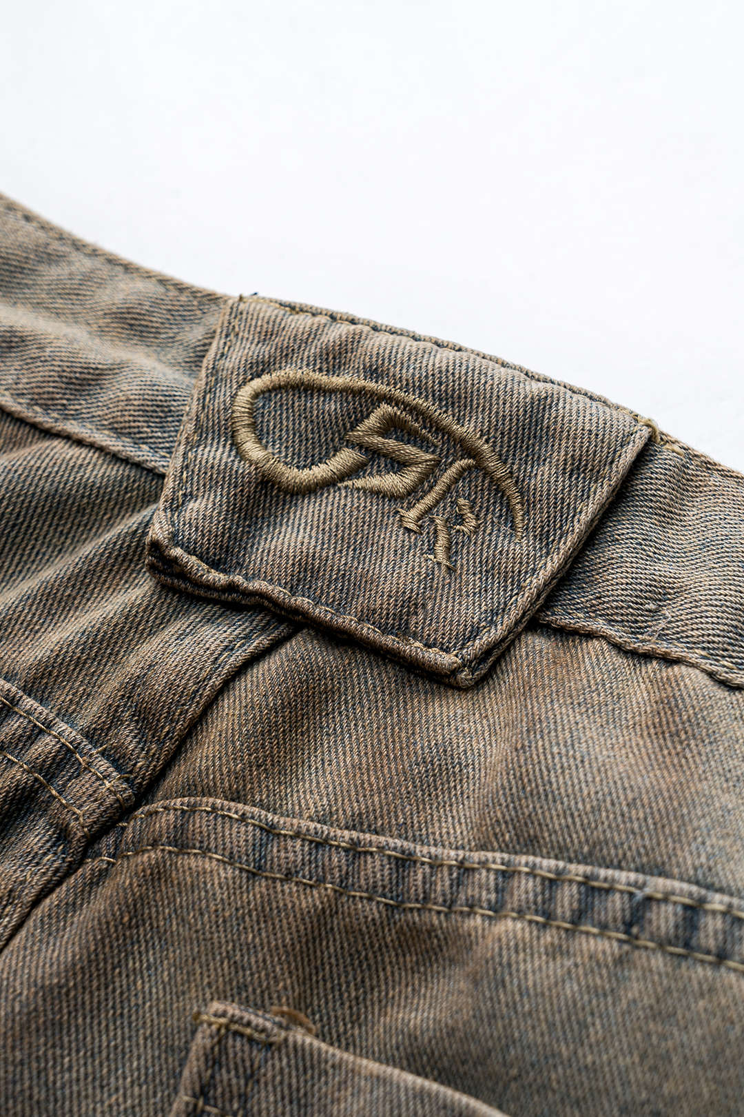 Eskitilmiş Denim Barrel Kot