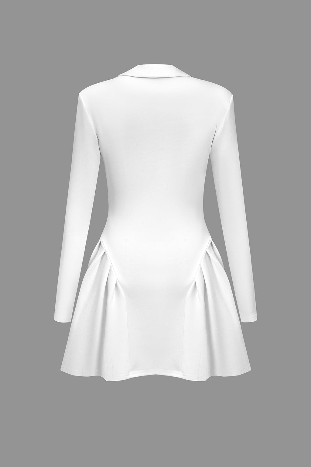 Katı Dantelli V Yaka Mini Elbise