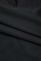 Yuvarlak Yaka Dantelli Yırtmaçlı Uzun Kollu maksi Elbise