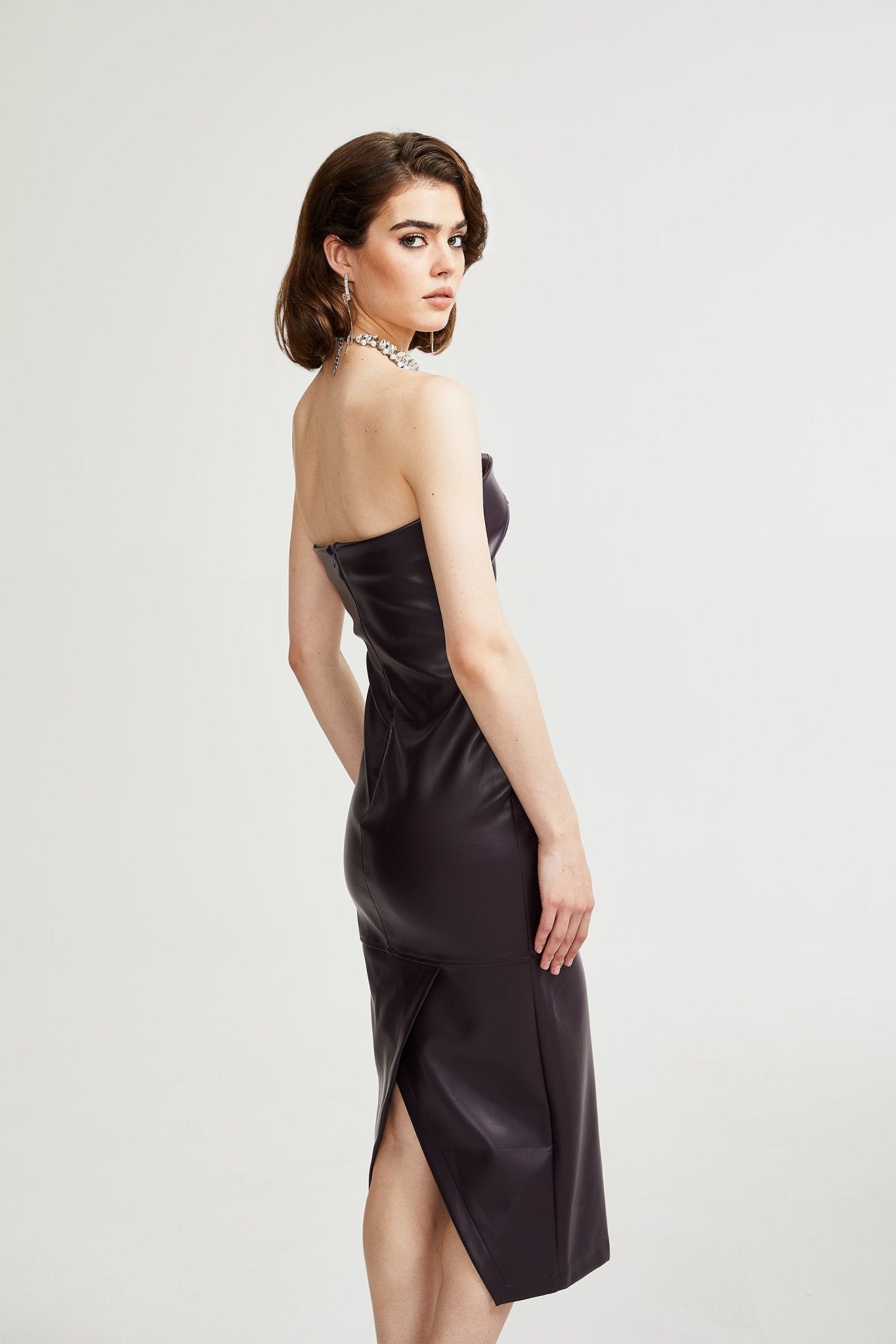Amélie midi elbise