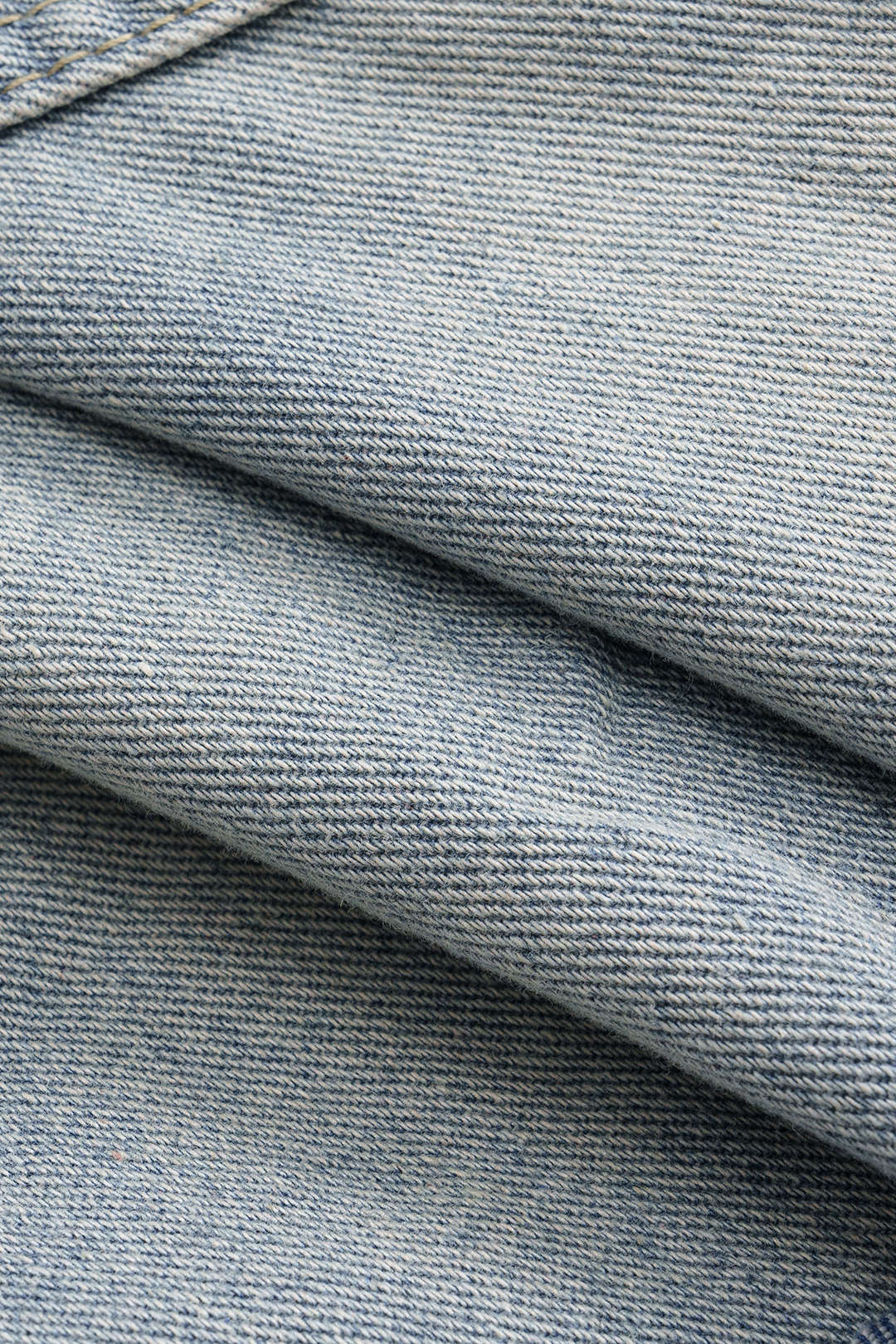 Denim Yüksek Belli Cepli Şort